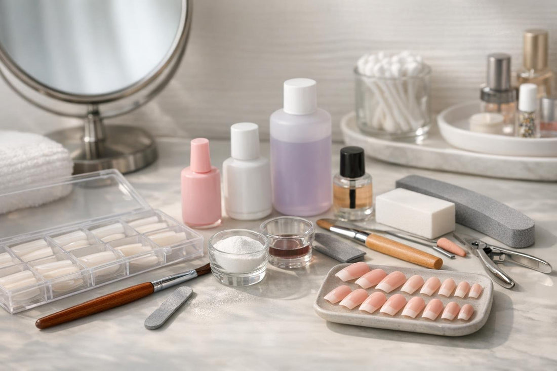 Beginner acrylic false nail kit essentials for seasonal wear