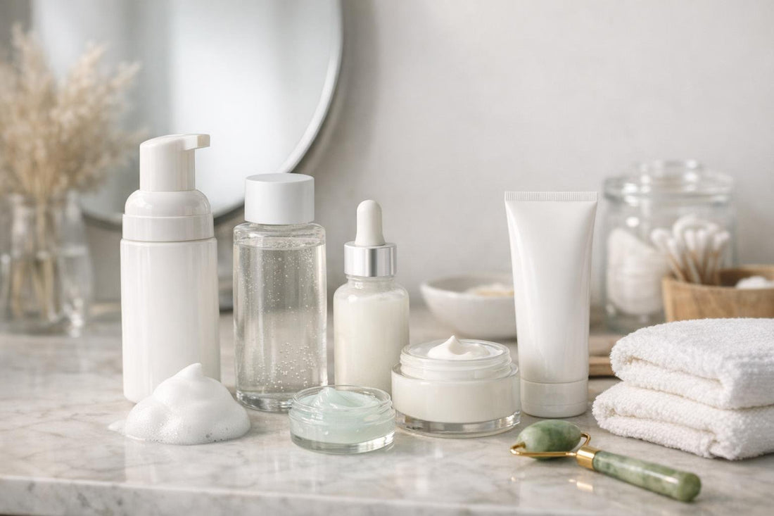 Beginner facial skin care routine products for sensitive skin