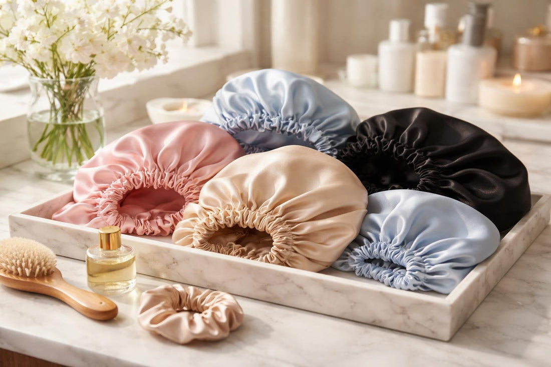 Beginner silk and satin hair bonnets for overnight protection