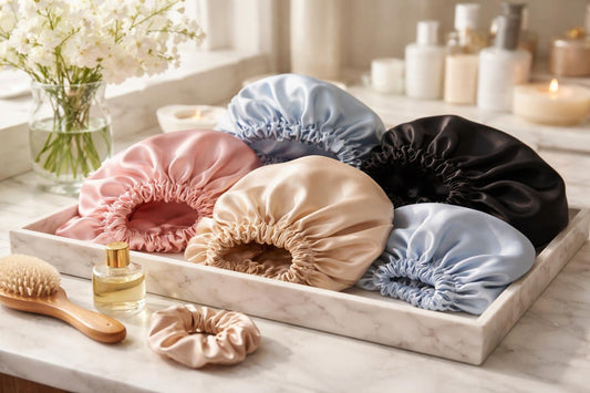 Beginner silk and satin hair bonnets for overnight protection