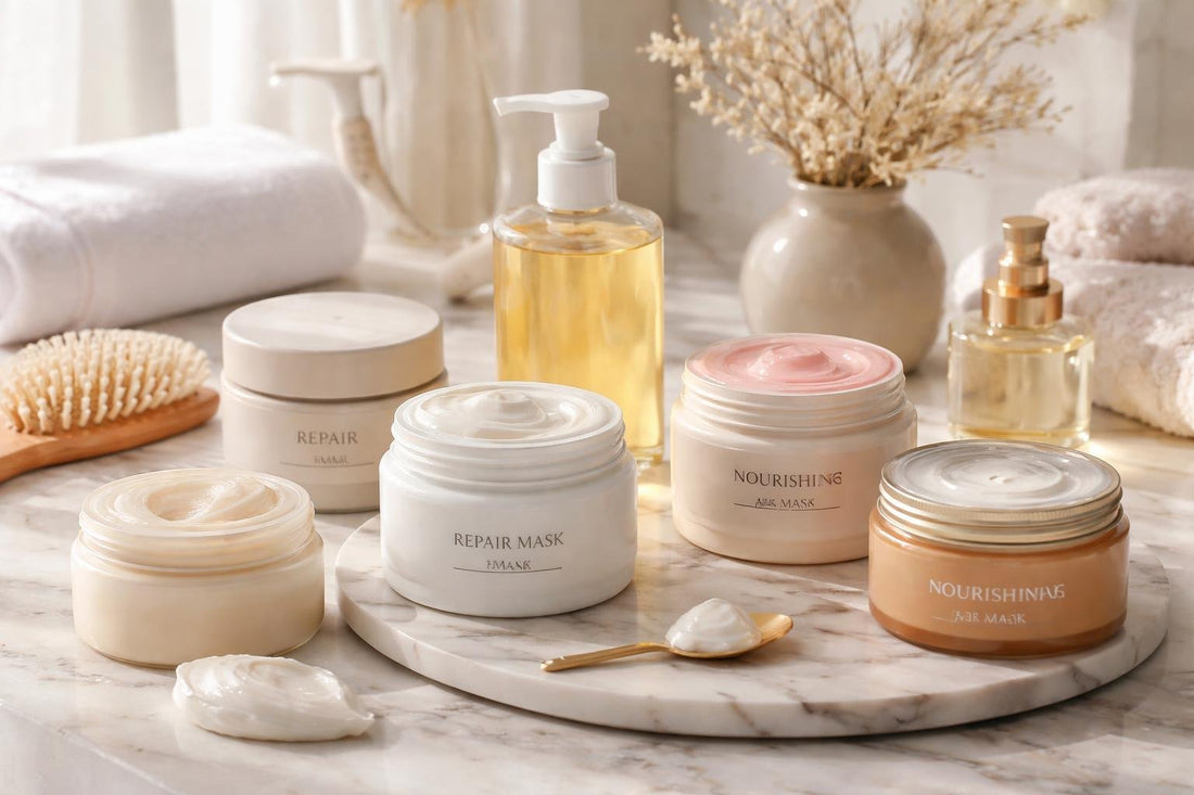 Beginner hair mask routine for dry damaged hair