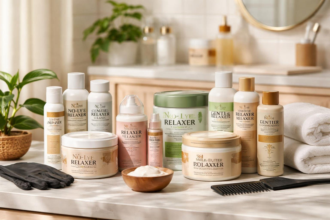 Beginner choosing hair relaxers for smooth manageable hair