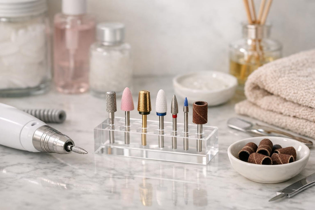 Beginner-friendly electric nail drill bits for gel removal