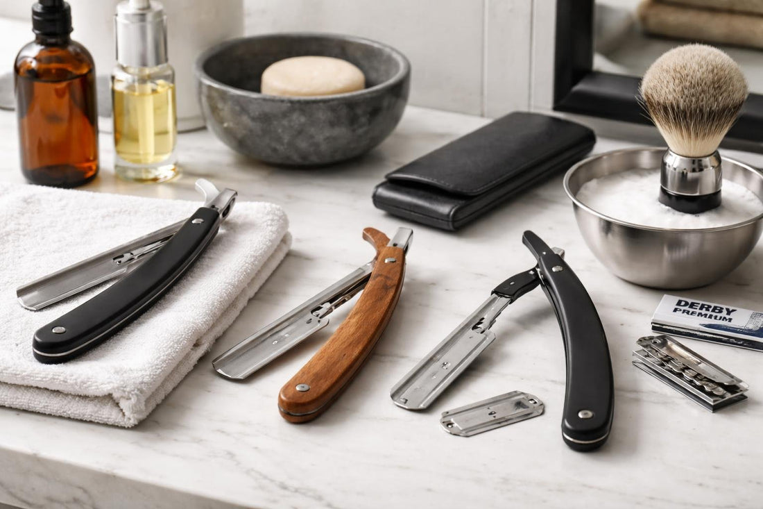 Beginner men’s straight shaving razor options under $50