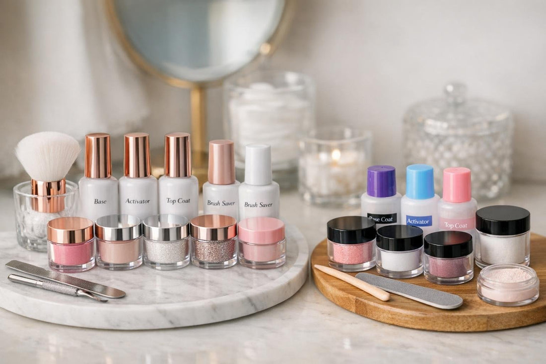Bellavia dip manicure kit and alternatives
