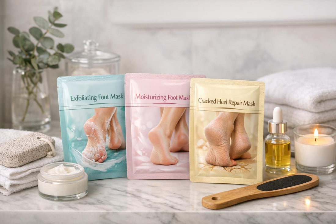 Bellavia foot masks for cracked heels and hydration