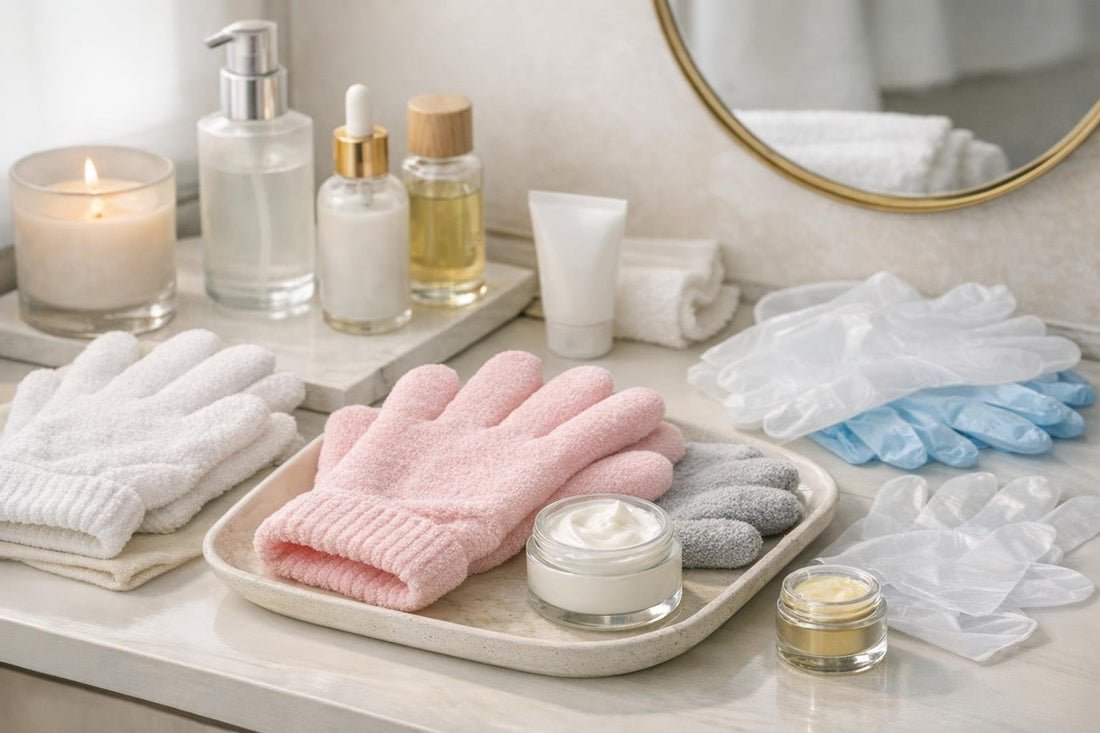 Bellavia moisturizing gloves with alternatives for