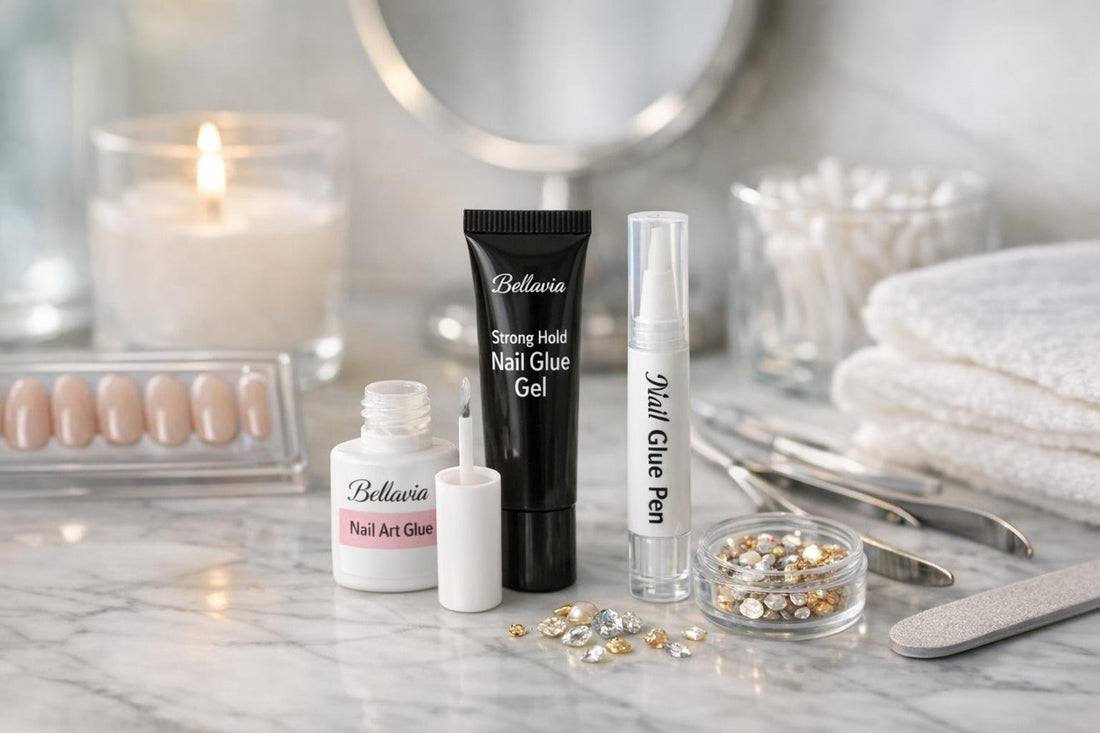 Bellavia Nail Art Glue Collection for press-ons and charms
