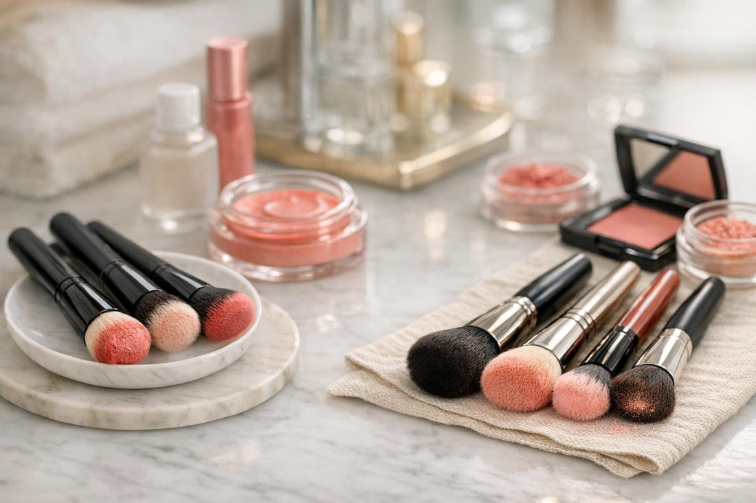 Toronto blush brushes for cream and powder application