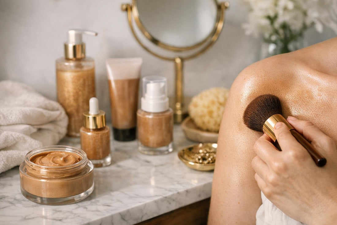Fair sensitive skin applying cream bronzer in Toronto