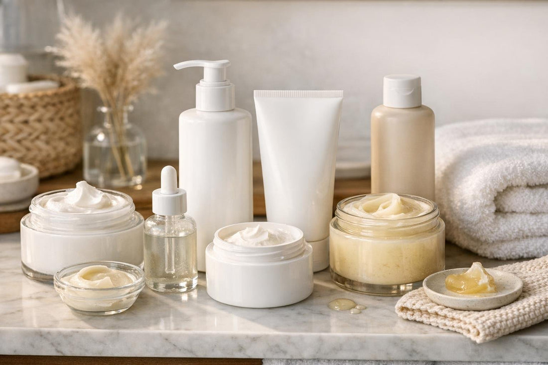 Canadian winter body moisturizer selection and skincare