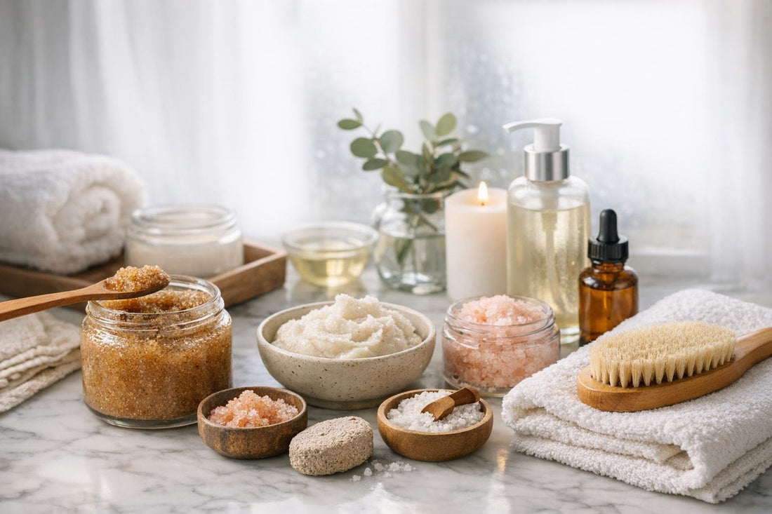 Toronto at-home body scrub and spa routine