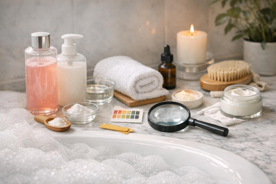 Bath with rich bubbles and troubleshooting tips