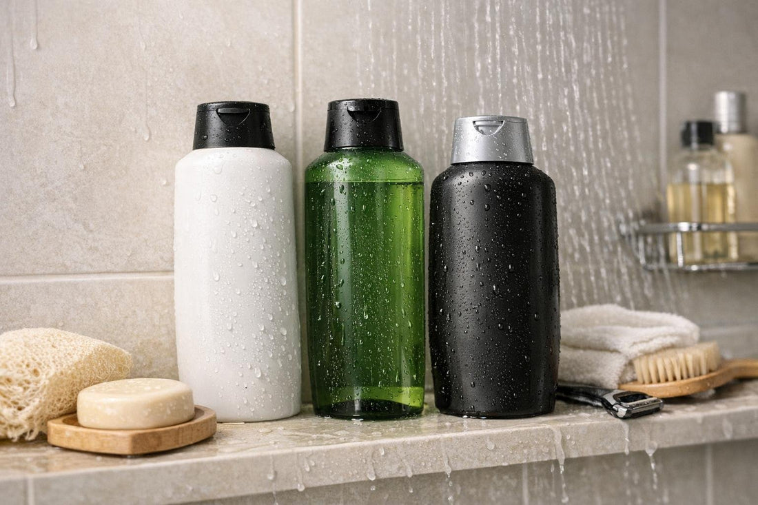 Budget 3 in 1 hair and body cleanser in shower