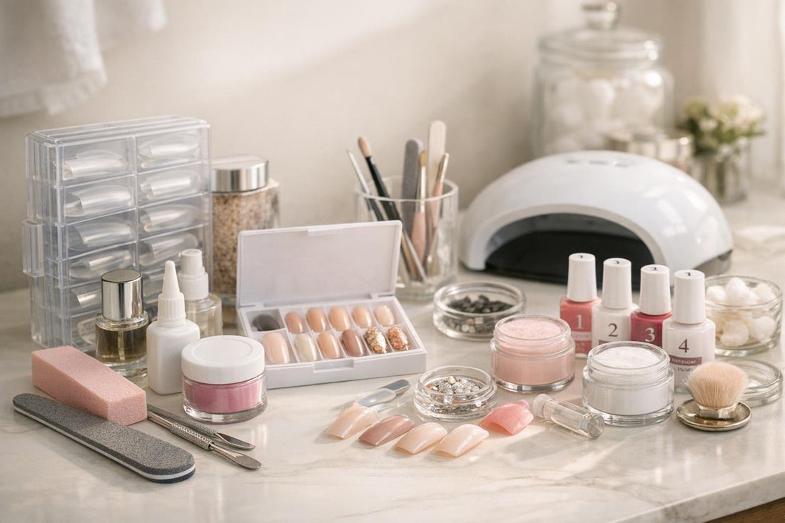 Budget acrylic false nail kits for at-home manicures
