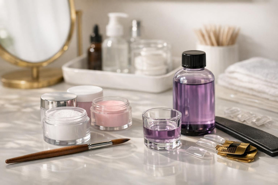 Budget acrylic powder and liquid system essentials for DIY