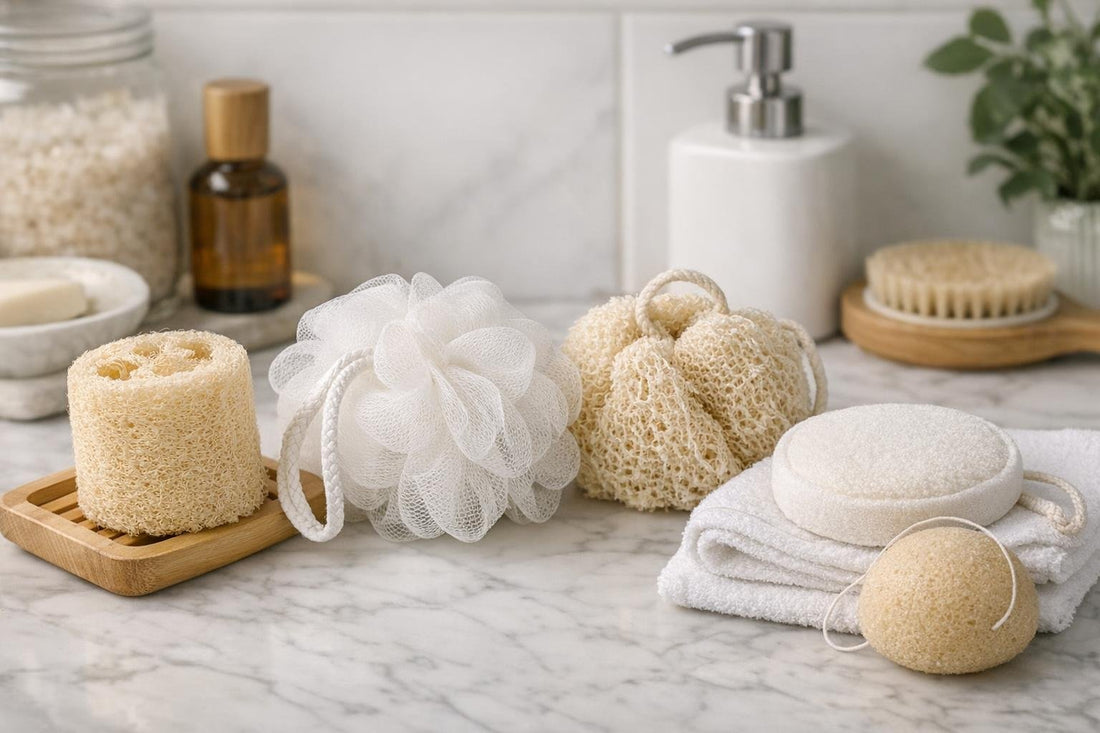 Budget-friendly bath loofahs for soft exfoliation and lather