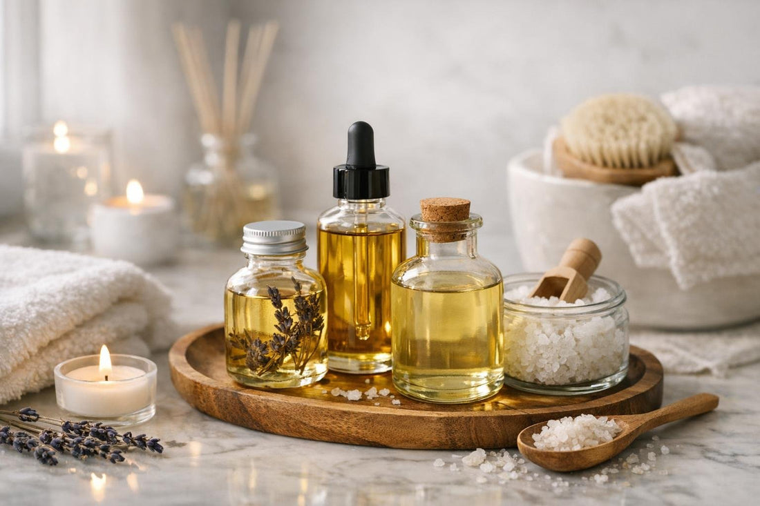Budget aromatherapy bath oils for cozy Canada winter baths