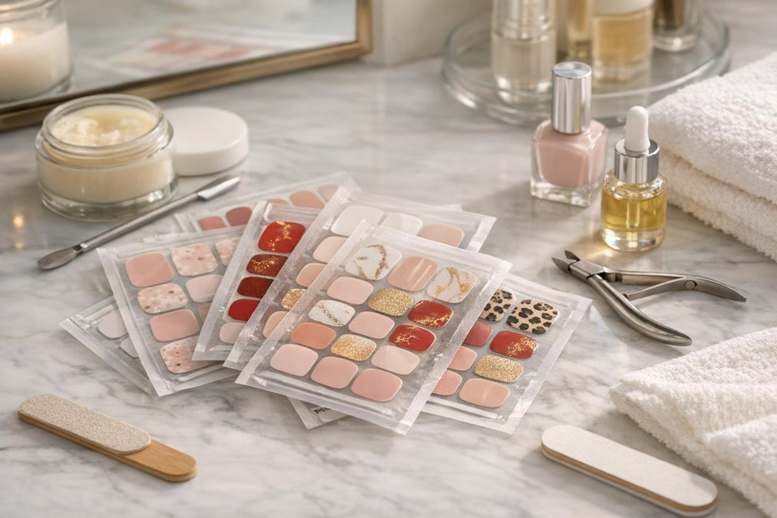 Budget Bellavia nail art wraps for salon look nails