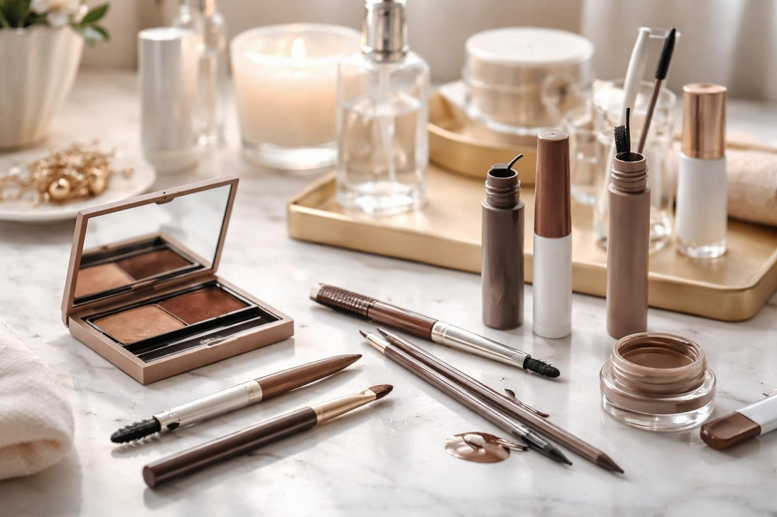 Natural looking brows with budget friendly brow colour options