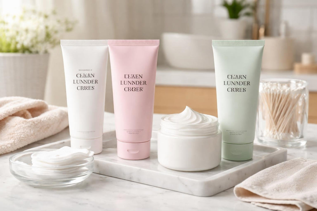 Budget cleansing creams removing makeup gently on sensitive skin