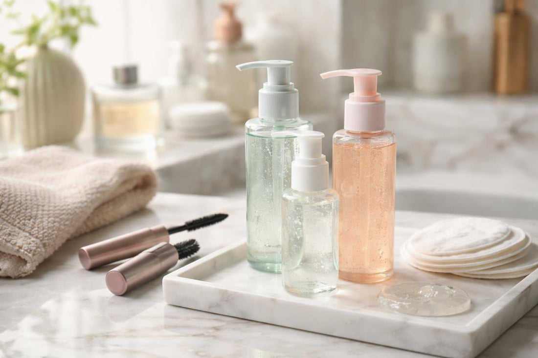 Budget cleansing gel removing waterproof mascara without dry skin