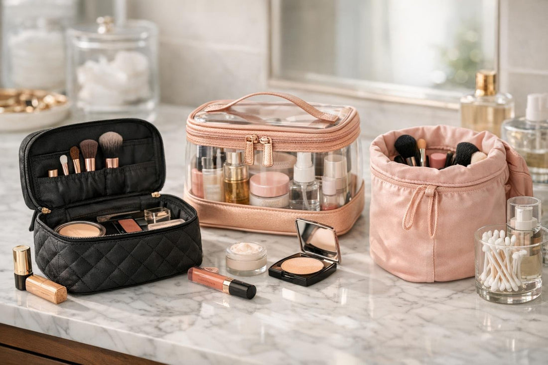 Budget cosmetic travel cases for carry-on makeup storage