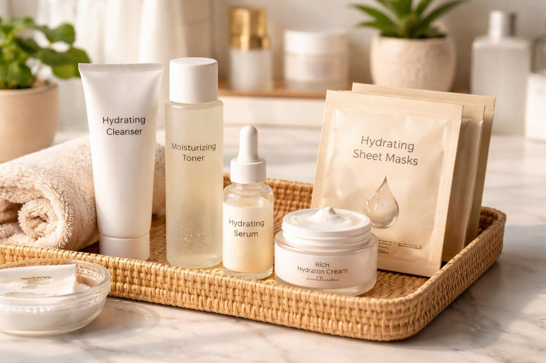 Affordable skincare sets and kits for dry skin routine