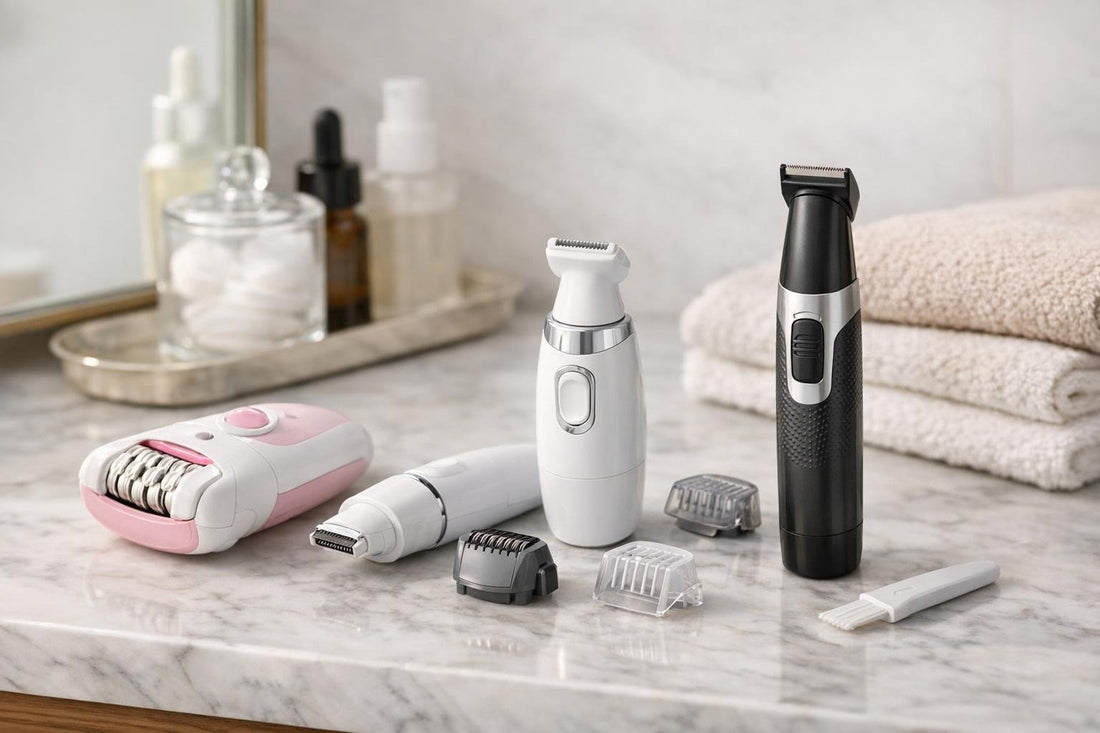 Budget epilator, groomer, and trimmer tools for smooth skin