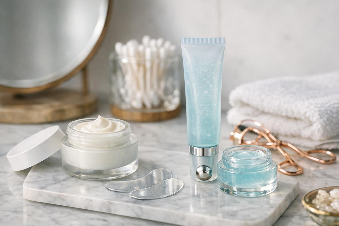 Budget eye cream and cooling gel for under-eye care