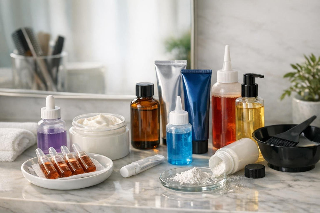 Budget hair color additives and fillers for DIY colour