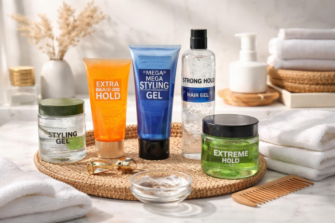Budget hair styling gels for strong hold and shine