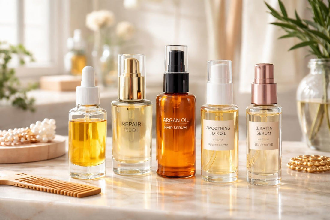 Budget professional hair styling oils for smooth frizz free finish