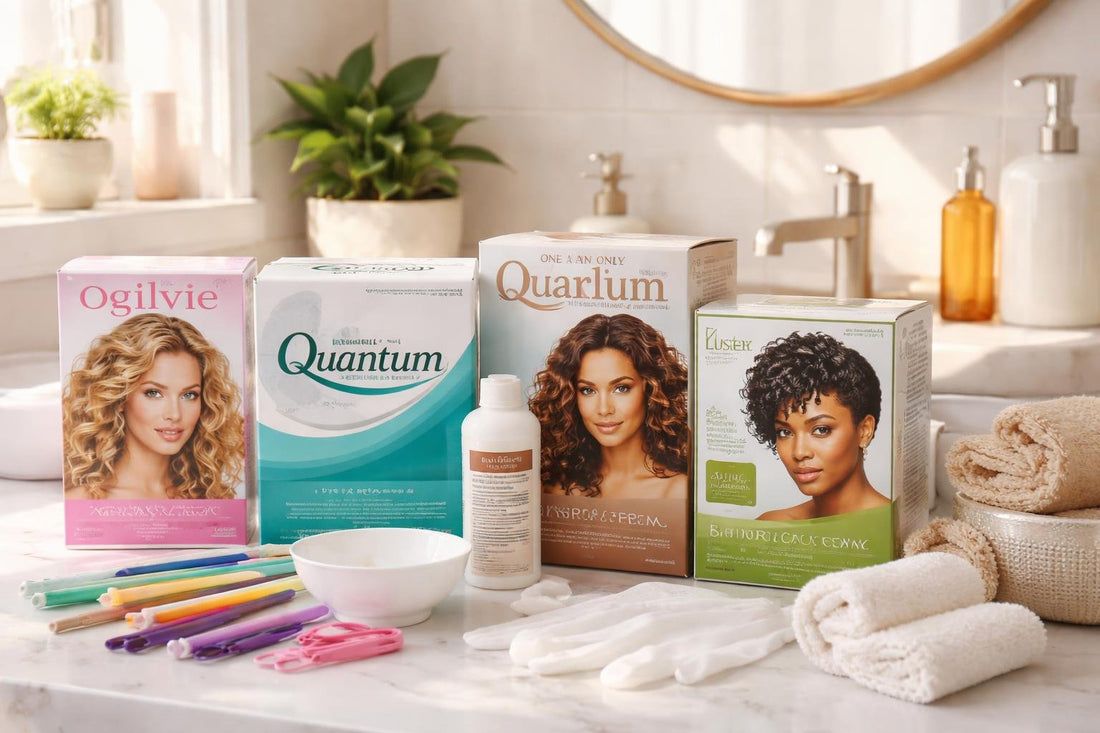 Budget home perm kit options for lasting curls