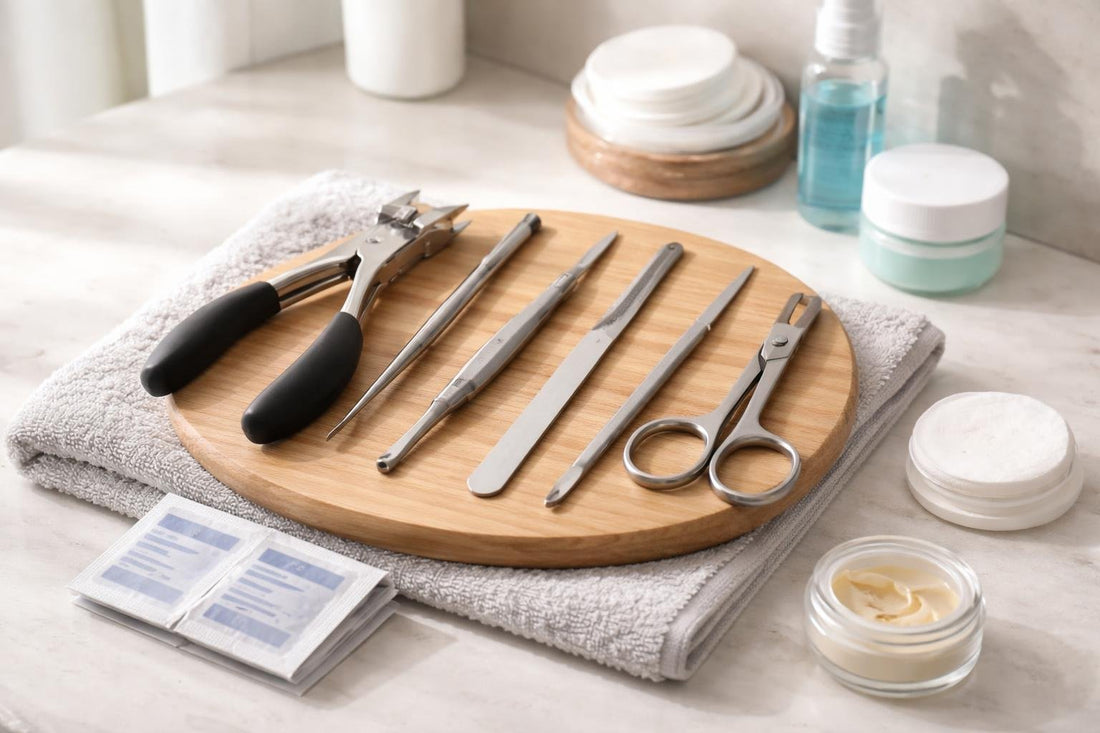 Budget ingrown toenail tools set for safe home care