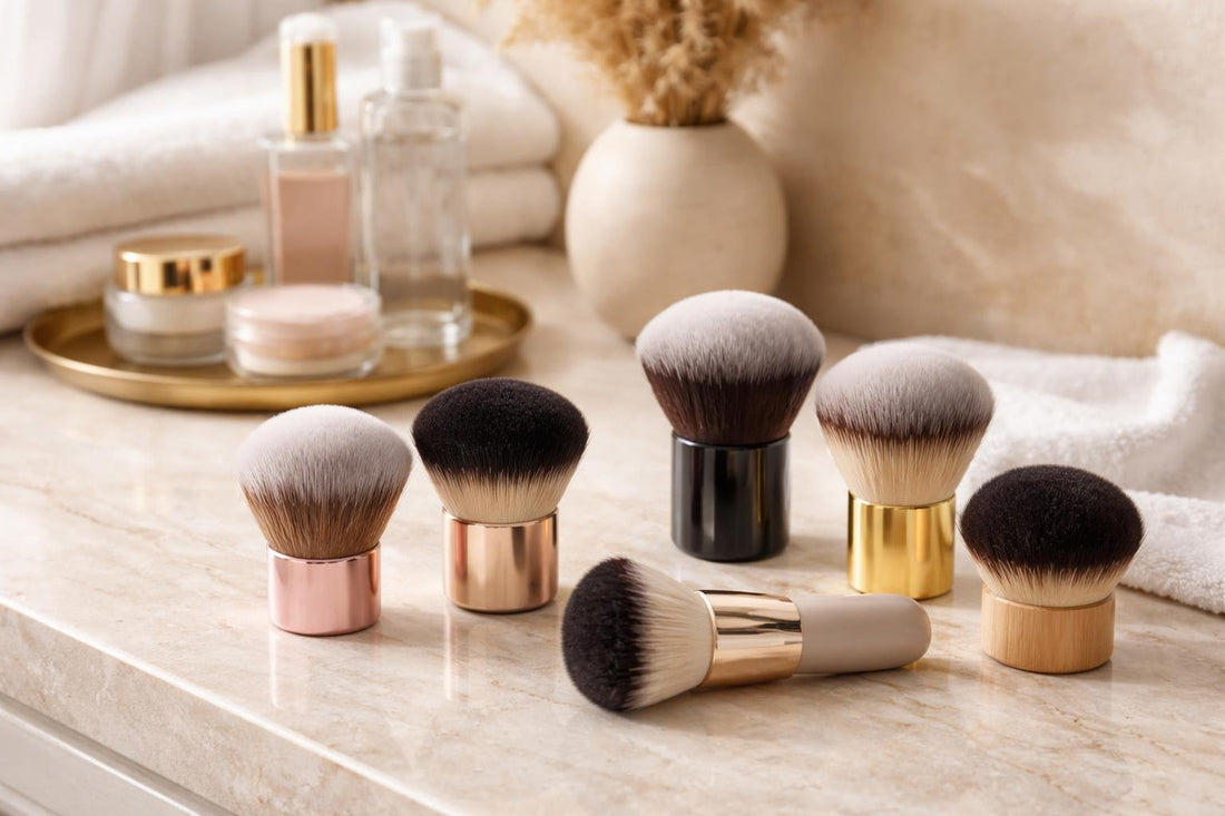 Affordable kabuki makeup brushes for smooth powder blending