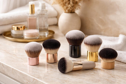 Affordable kabuki makeup brushes for smooth powder blending