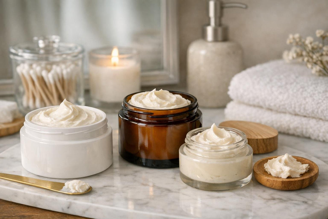 Budget-friendly body butters with luxe texture on skin