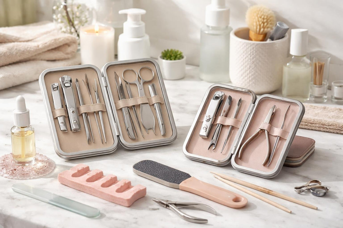 Budget manicure and pedicure kit with clippers and file