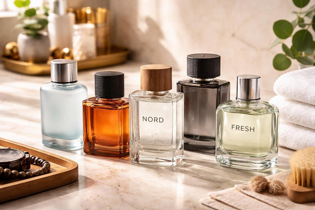 Budget men’s cologne lineup with fresh and woody scents