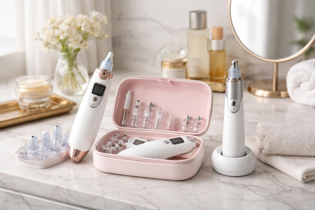 Budget microdermabrasion device kit for smoother skin at home
