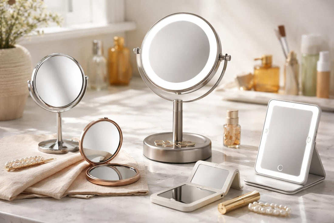 Budget-friendly personal mirrors for travel and vanity use