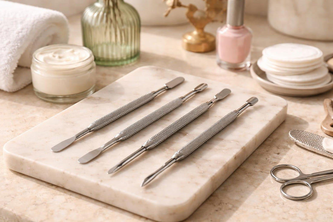 Budget precision cuticle pushers for clean nail prep