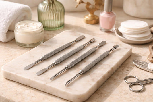 Budget precision cuticle pushers for clean nail prep
