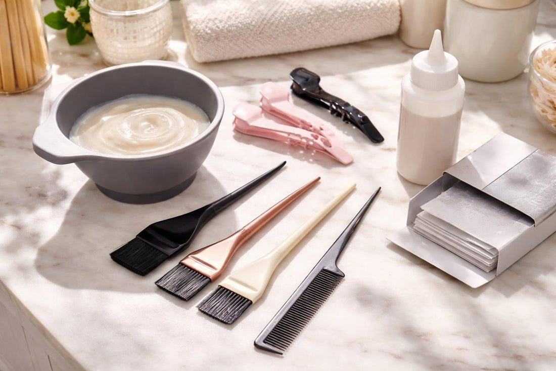 Budget precision tools for at-home hair colouring touch-ups