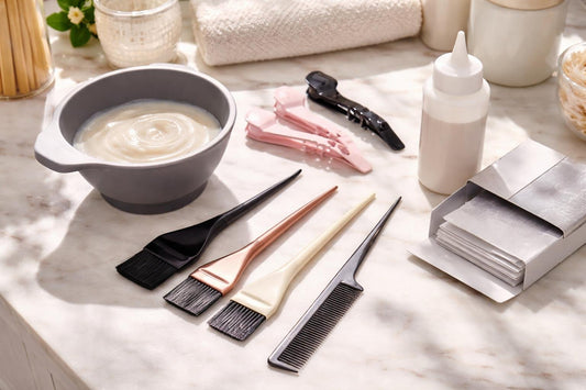 Budget precision tools for at-home hair colouring touch-ups