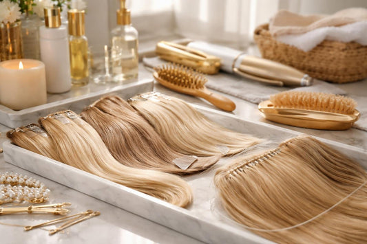 Budget-friendly professional hair extensions for salon-quality blending