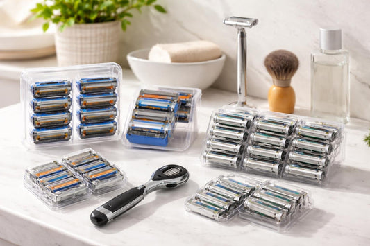 Value pack razor blades and cartridges for men in Canada