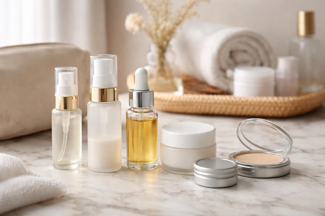 Budget refillable cosmetic containers in travel-friendly sizes