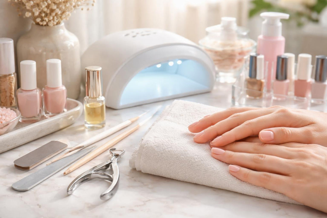 short natural nails at-home salon-quality manicure